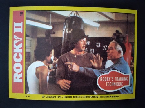 1979 Rocky II trading cards - Pick your cards, Complete your set - Picture 10 of 65