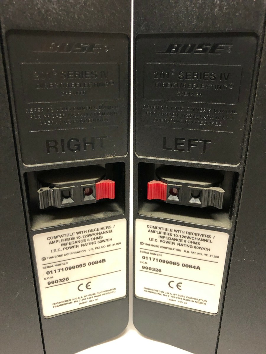 【おすすめ】BOSE 201Series IV & ONKYO CR-N755 Bose® 201® Series IV (Black) Bookshelf speakers (Black) at Crutchfield