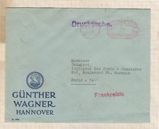 22C2578 MARCOPHILIE enveloppe de WAGNER ALLEMAGNE  pour PARIS  1931 CACHET