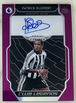 Patrick Kluivert Signed 2019-20 Panini Prizm Premier League #CL-PK