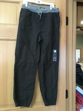 New Oshkosh Boys Pull on Pants Charcoal Jogger Kid 10/12