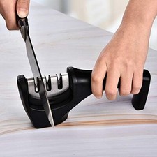3pt Knife Sharpener, Ceramic Stone, Tungsten Carbide, Diamond rod