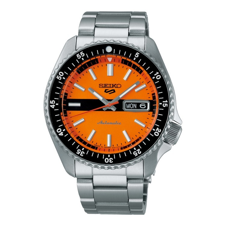 SEIKO 5 Sports SBSA219 Orange Retro Color LIMITED Men's Watch New