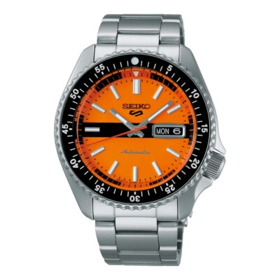 SEIKO 5 Sports SBSA219 Orange Retro Color LIMITED Men's Watch New