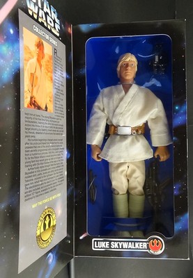 Star Wars 12'' Luke Tatooine Farmboy 1995 MINT Sealed Nr Mint Box POTF2 Collector