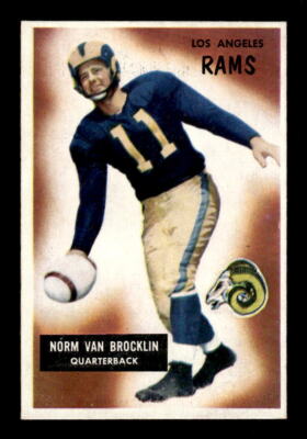 1955 Bowman #32 Norm Van Brocklin - EX-MT - EXACT SCAN