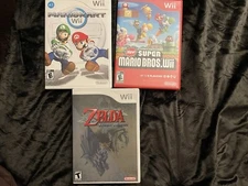Lot of Empty Game Cases And Manuals Wii Games (NO GAMES)