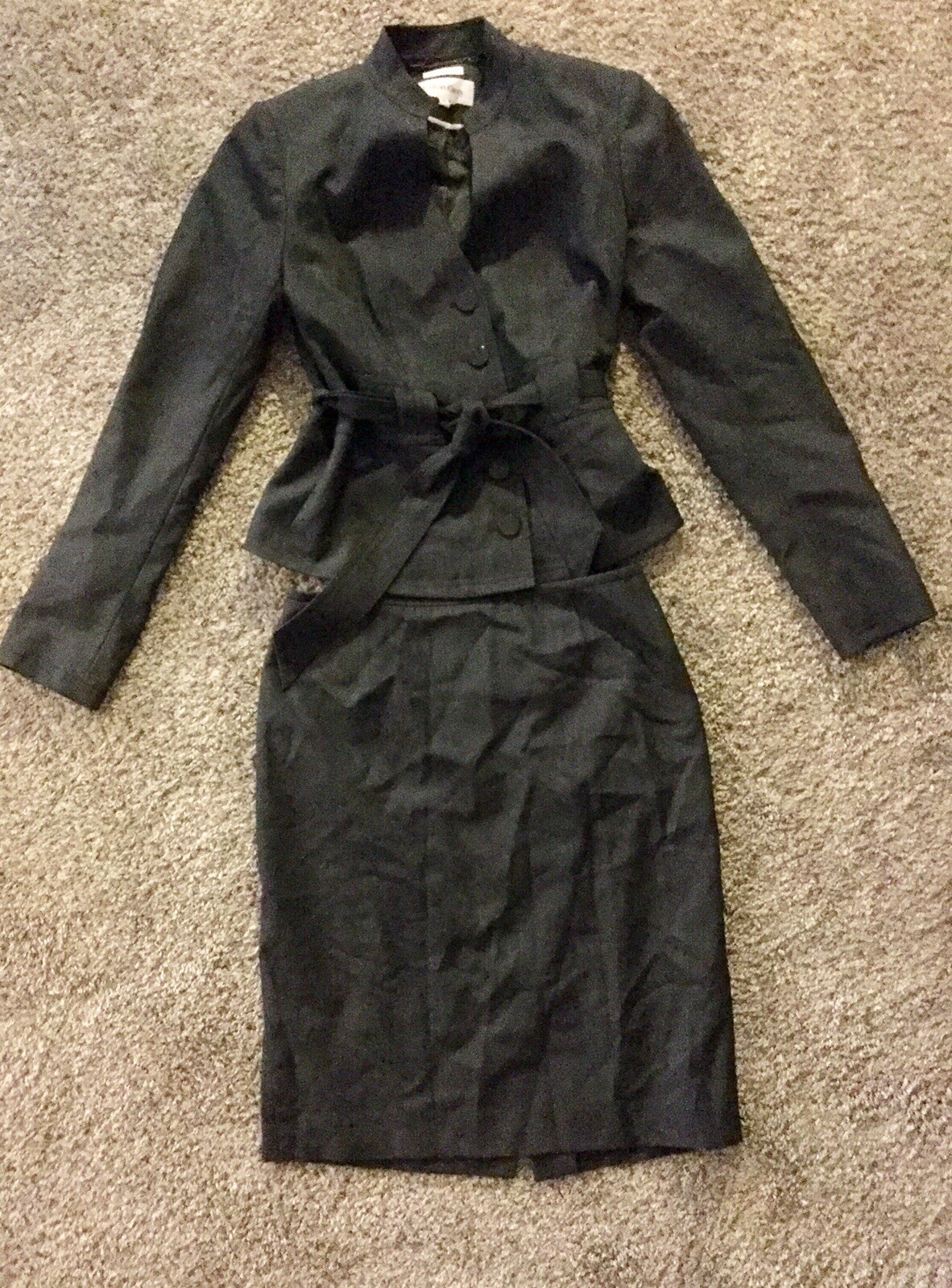 calvin klein petite skirted raincoat