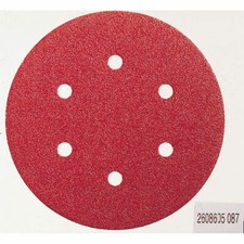 Bosch Red Wood Sanding Disc 150mm 150mm 80g Pack of 5