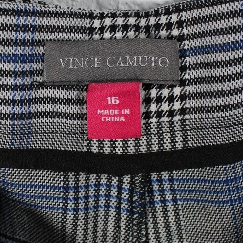 Vince Camuto Plaid Waist Tie Cuffed Shorts Size 16 - Picture 10 of 12