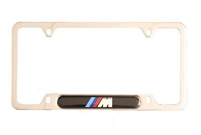 BMW License Plate Frame /"M/" Style Polished  82120010405