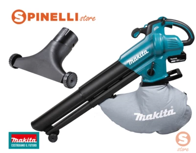 Makita DUB187 T002 Soffiatore Aspir. LXT + caricatore e batteria 18V + bocchetta
