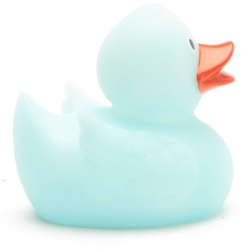 Badeend Glow in the Dark - blauw Badeendje - Afbeelding 2 van 5