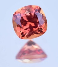 Natural Padparadscha Sapphire 3.00 Ct Cushion Certified Loose Gemstone