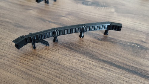 3x WIDEBODY AIR JET BRIDGE Gates Grey/White/Black 1:400 Scale Airport Diorama - Picture 11 of 12