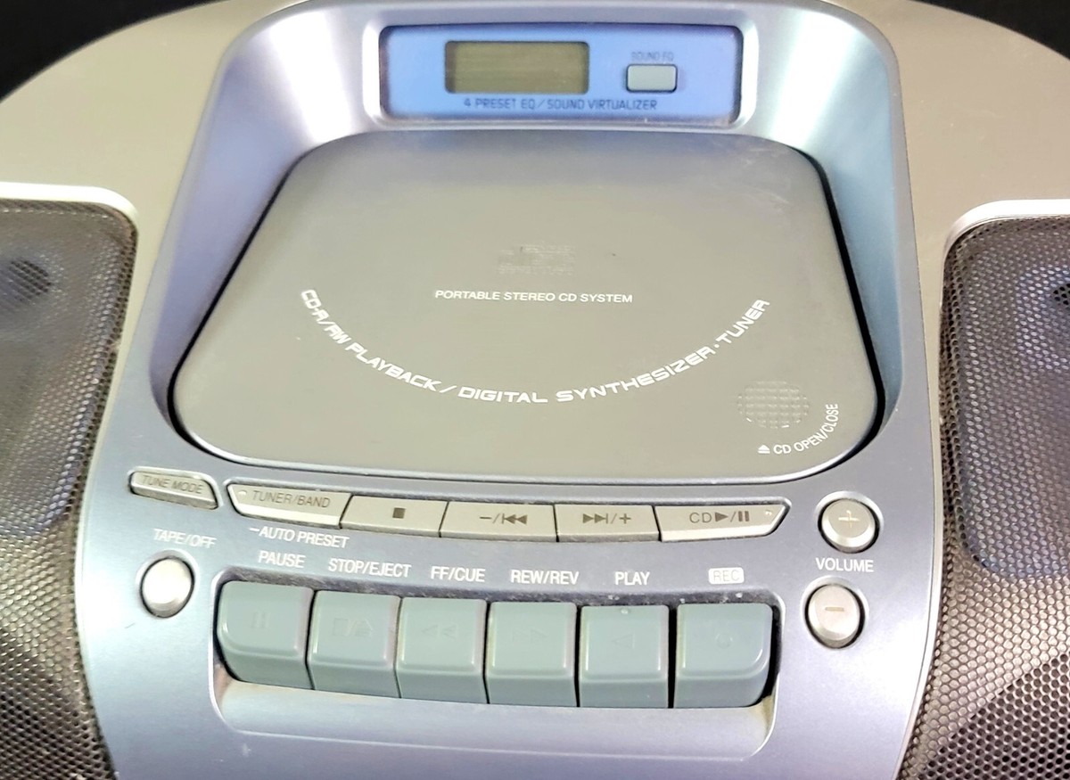 Panasonic RX-D27 Boombox w CD AM/FM Tuner Cassette Digital