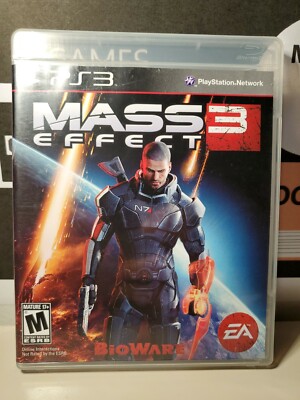 Mass Effect 3 (Sony PlayStation 3, 2012) Complete 