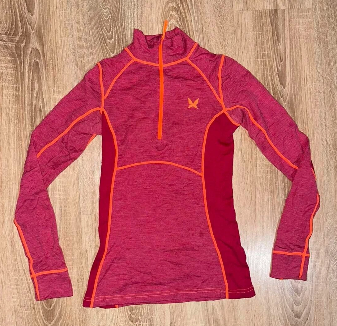 Kari Traa Women's 100% Merino Wool Mountain Hiking Outdoor Base Layer SZ S
