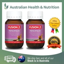 2 x FUSION HEALTH MENOPAUSE 120C // CLINICALLY VALIDATED+ FREE SAME DAY SHIPPING