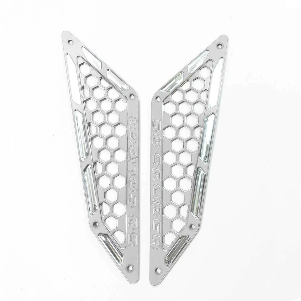 RZR PRO XP Turbo R Billet CNC Clutch Air Vent Intake Grilles White Powdercoat - Image 4 of 4