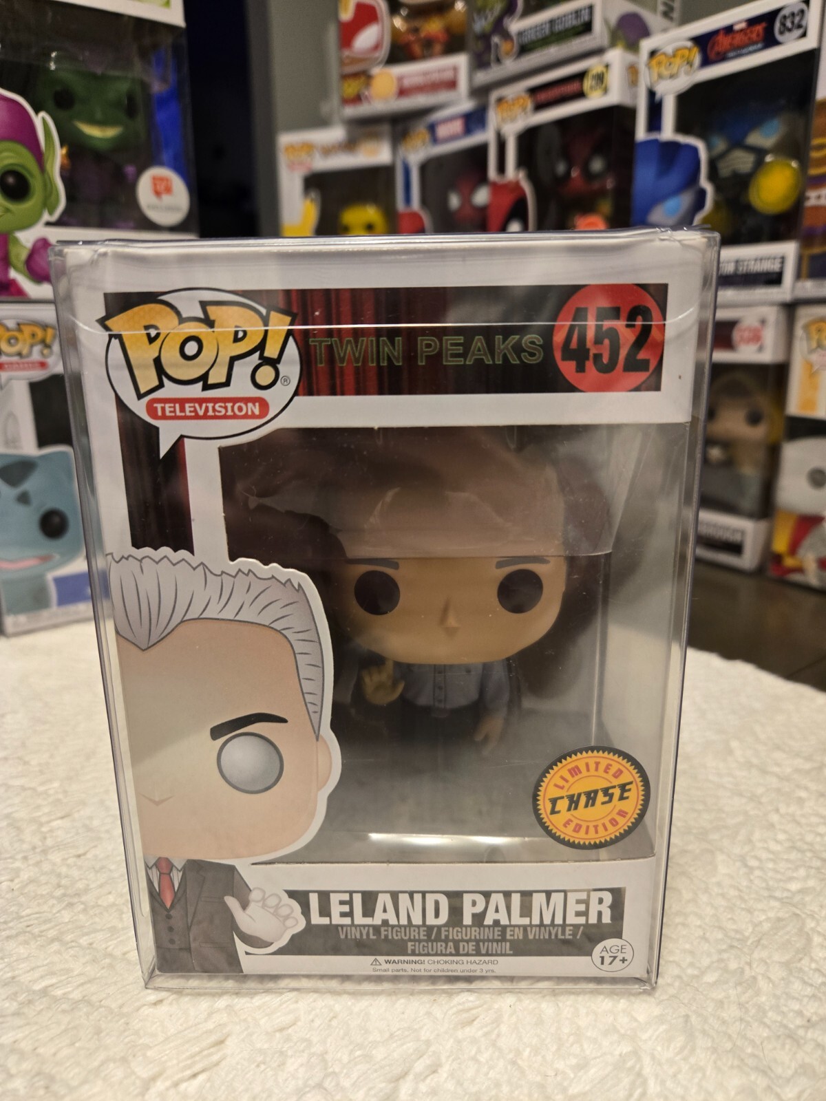 Funko Pop Twin Peaks Leland Palmer The Giant Error Chase Variante Tv Abovedada #452
