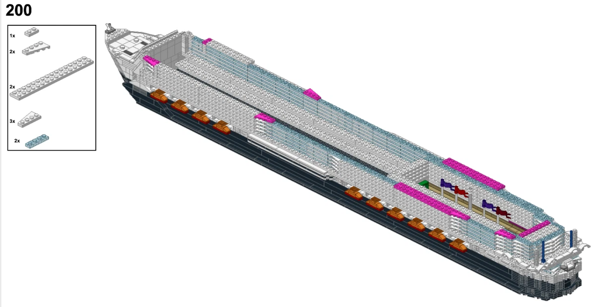 compatible with Custom Instruction Large cruise ship instruction