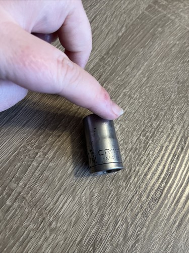 Craftsman Vintage 1/2" Drive 15M/M 12 Point Shallow Socket Metric 44236 V USA - 第 3/7 張圖片