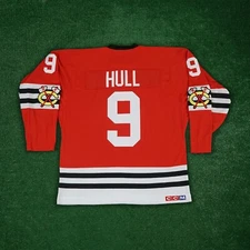 Bobby Hull 1957-58 Chicago Blackhawks NHL CCM Heroes of Hockey Premier Jersey