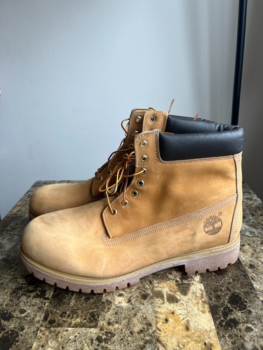 Timberland Premium 10061 Stivali Uomo Taglia 17 Made in USA - Foto 12 di 12