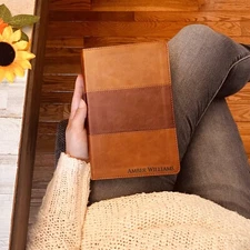 Customized KJV Bible with name Engraved, Large Print Reference Indexed Bible