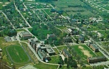 Thiel College Campus Aerial View Greenville Pennsylvania Postcard 139591