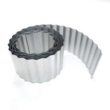 Primrose Galvanised Garden Edging Lawn Border Edge Wavy 10m Rolls Roll 16.5cm