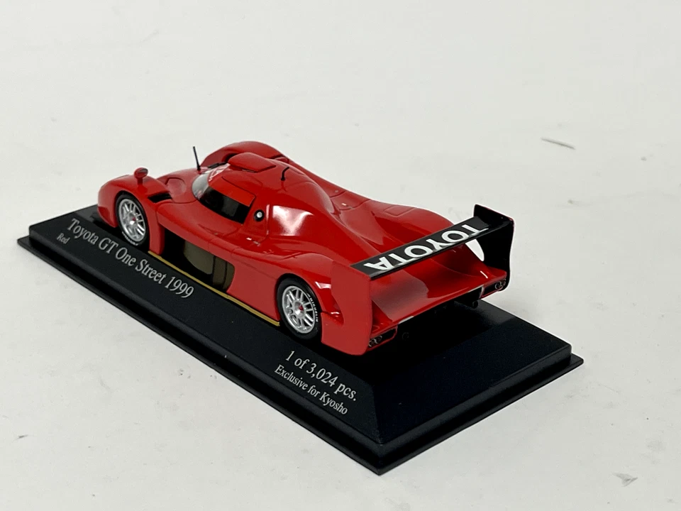 Toyota GT-one Street 1999 Kyosho Minichamps 1/43 para Kyosho 433 991603 CS556 Foto 2 de 4