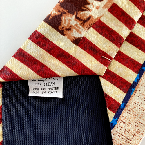 Steven Harris American Flag USA New York Patriotic Liberty Tie 3.75 x 59 - Imagen 5 de 5