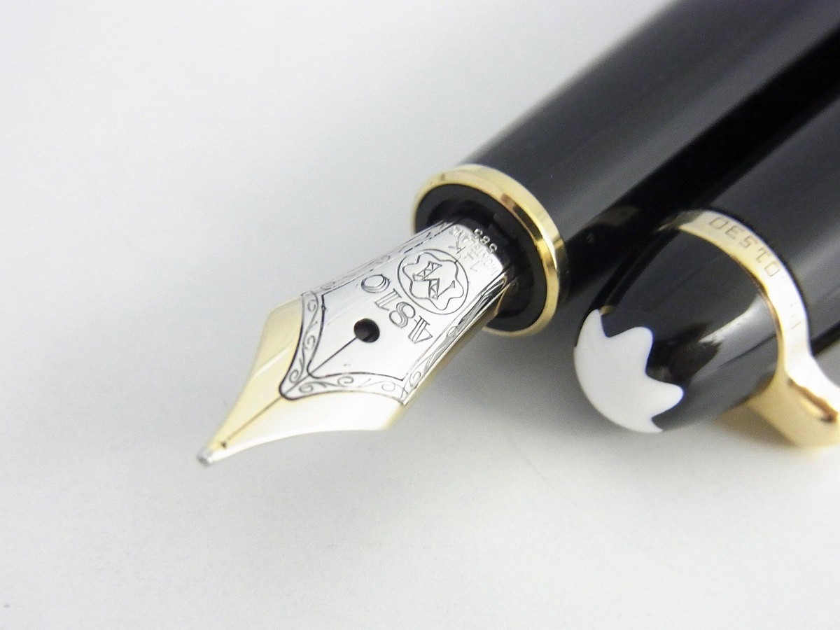 MONT BLANC 万年筆　144 Montblanc Meisterstuck Wedding 144 Fountain Pen F FREE