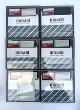Maxell MD2-D 5.25" Double Sided Double  Mini-Floppy Disks 24-Piece Set W/box