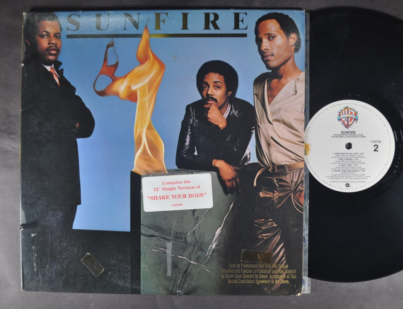 photo of Sunfire Self Titled Boogie Funk Soul Promo Original W Hype Sterling