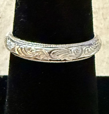 Tacori IV 925 Sterling Silber Band Größe 6