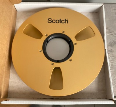 Scotch 3M   leere Master Television Broadcast Video Tonbandspule 25,4mm x 26,6cm