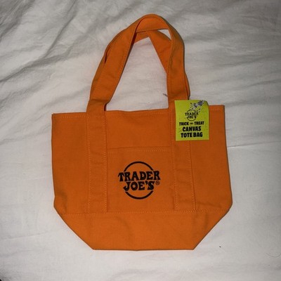 Mini Orange Halloween Trader Joe s Tote 