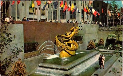 Postcard MONUMENT SCENE New York City New York NY m/09 AO5887