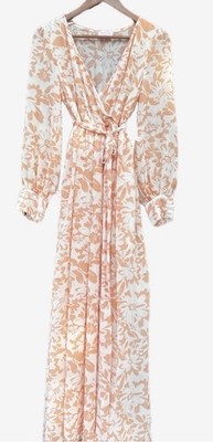Pink Lily Maxi Dress Womens Small NEW