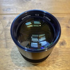 CHINON 200mm f3.5 MC M42 Thread Mount Lens + Light Cleaning marks 