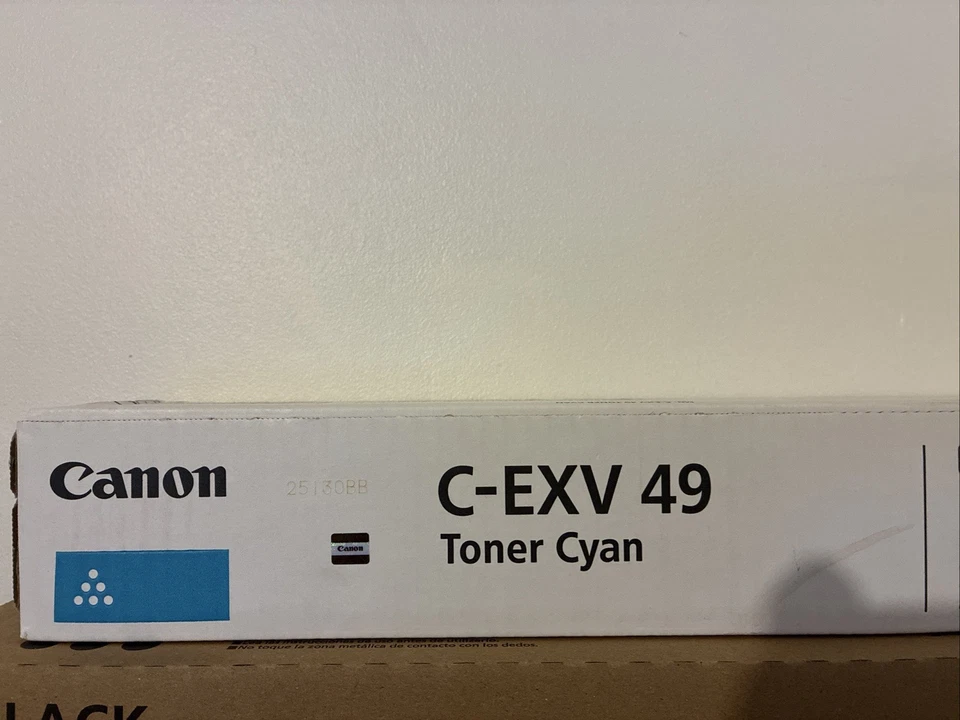 Canon C-EXV49C (8525B002) Cartouche de toner Cyan authentique - Photo 1/1