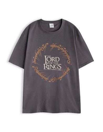 Herr der Ringe Schwarz Logo Kurzarm Langbein Pyjama Set Herren - Bild 3 von 8