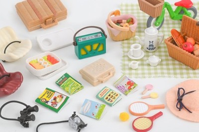 Sylvanian Auto & Picknick Ersatzteile - Tagesausflug Fahrzeug Boot Kamera Hut Calico Critters