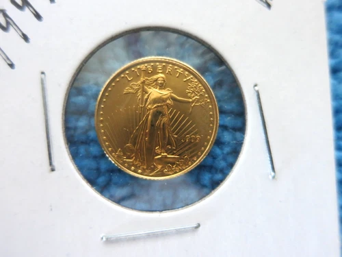 1999 UNITED STATES MINT AMERICAN GOLD EAGLE 1/10 OZ GEM UNC