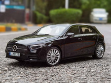 NOREV 1/18 Mercedes Benz A Class 2018 Black A180 Diecast Car Model 183863