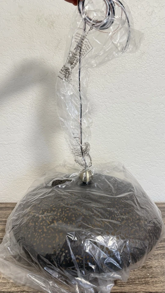 Livex Lighting 49185-07 Charlton Pendant Bronze with Antique Brass Accents - Image 4 of 4