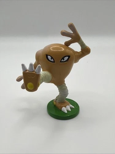 Vintage 1999 Tomy Nintendo Pokemon Genuine Hitmonlee Mini Figure 2" Toy